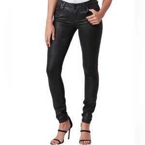 Paige Verdugo Ultra Skinny Jeans Fog Luxe Coating Size 29